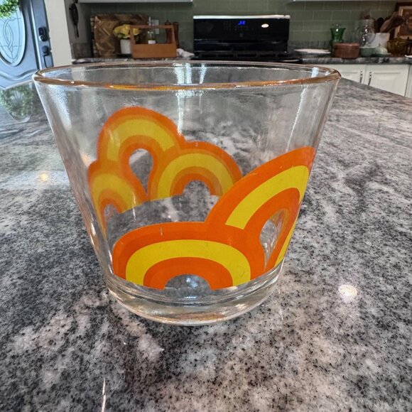 Vintage 1960'6 Colony MCM Orange Rainbow Ice Bucket - Picture 6 of 8